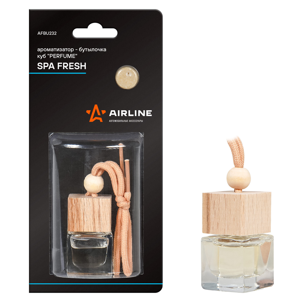 Ароматизатор на зеркало Airline Perfume бутылочка SPA fresh AFBU232