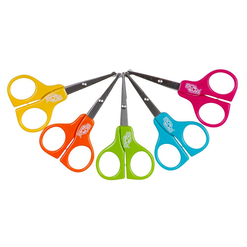 Ножницы детские безопасные 1 шт. ПОМА, жёлтый