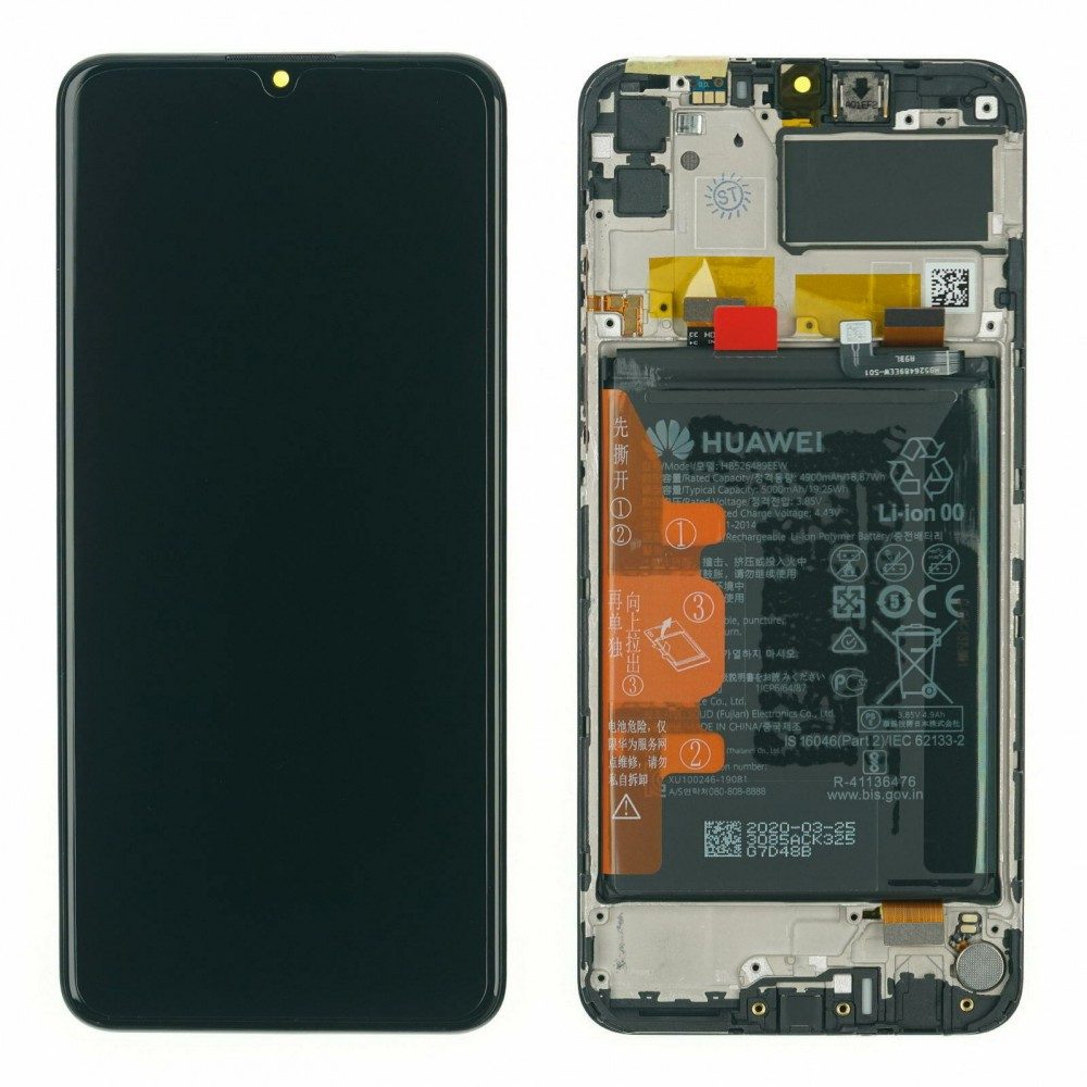 Honor 9A (MOA-LX9N) - Дисплейный модуль в сборе (в рамке + Аккумулятор) (ORIG-SP)