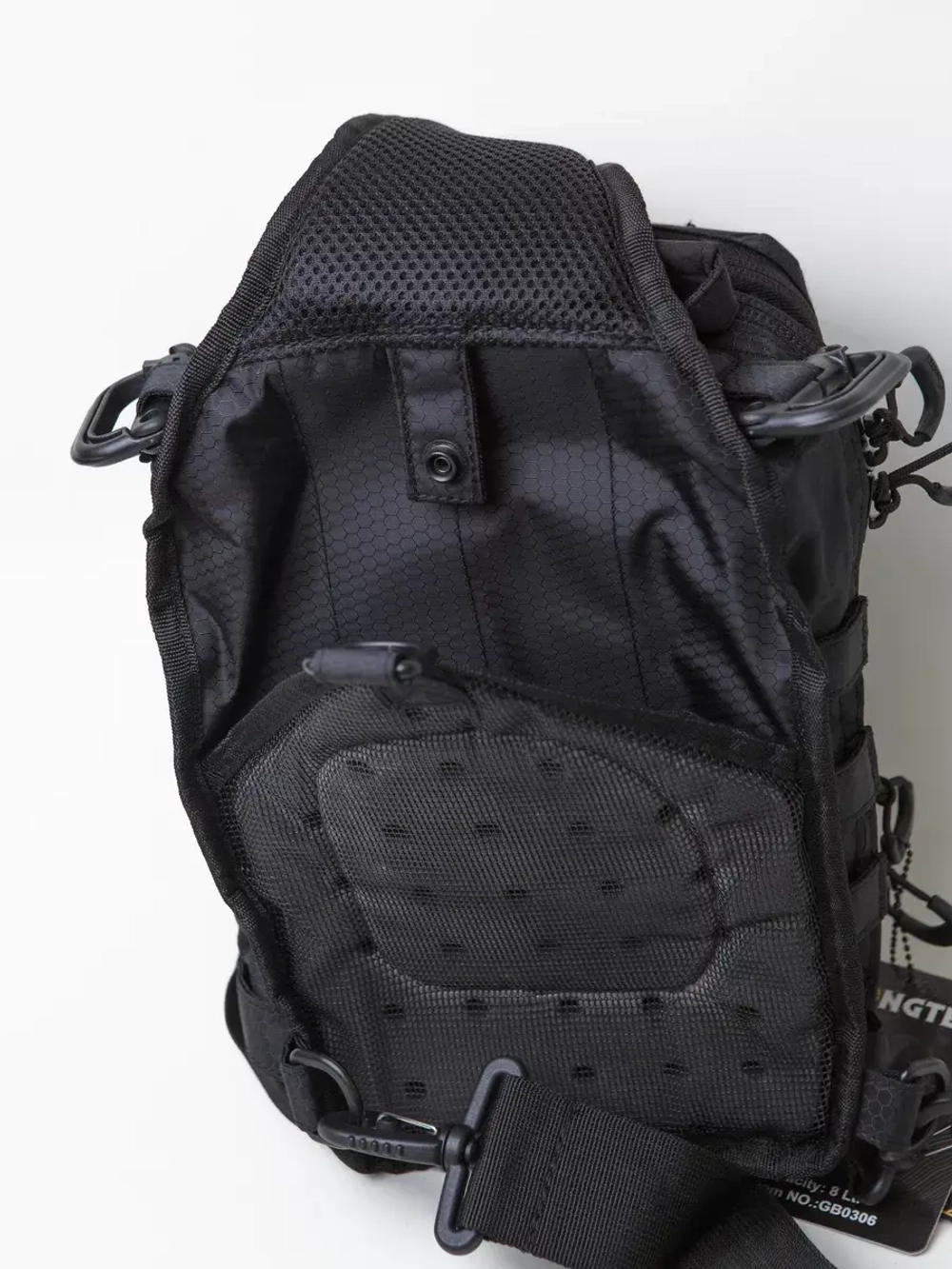Тактический Рюкзак-сумка GONGTEX однолямочный Черная