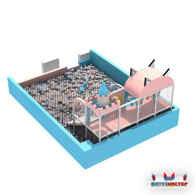 Большой сухой бассейн «Мяу-Лэнд», 8,5×6,1×3,6 м