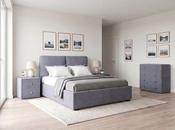 Кровать Тразимено 160 с подъемным механизмом - Велютто/Velutto 32