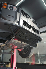 Защита картера с дугой переднего бампера для Toyota Land Cruiser Prado 250 LC250 Крузак Тойота Кенгурятник защита бампера