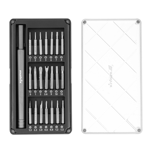 MATRIX Набор для точных работ 22 в 1 универсальный сталь CrV