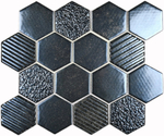 Мозаика стеклянная Saba Iron/Саба железо (73х73) 264х304х6 мм