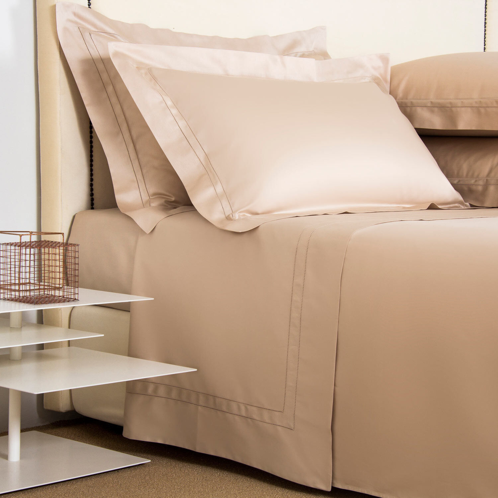 Постельное белье Frette Doppio Ajour Savage Beige (240 x 220 см)