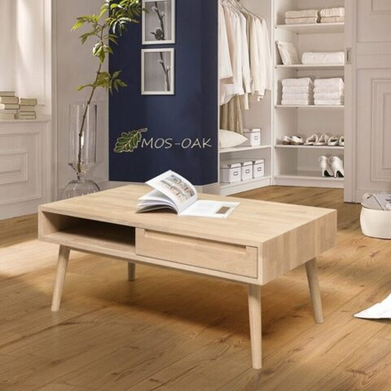 Стол журнальный из массива дуба Nord 8