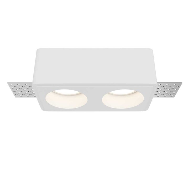 Встраиваемый светильник Maytoni Technical Gyps Modern DL123-GU10-02-W