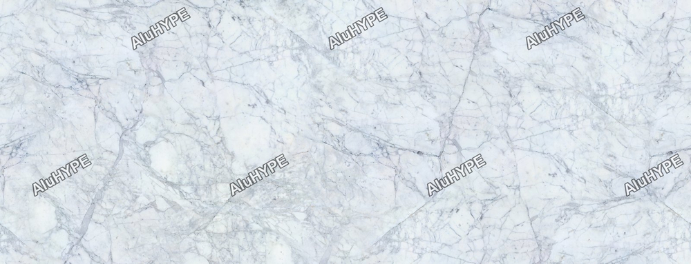 Алюминиевая композитная фасадная панель PlastCover 4/0,4 FR 1500×4000, цвет 1399 Мрамор Неро AluHype