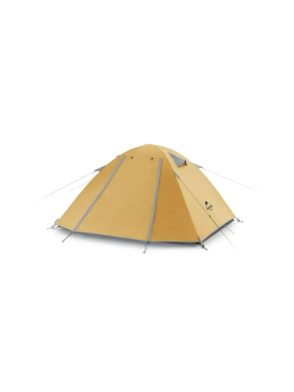 Палатка Naturehike P-Series 2-местная, алюминиевый каркас, желтая