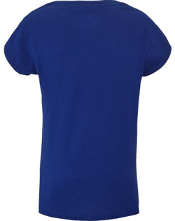 Футболка для девочки теннисная Babolat Exercise Cotton Girl - небесный