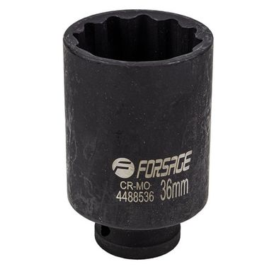 Головка ударная глубокая 36мм (12гр.), 1/2'' Forsage F-4488536