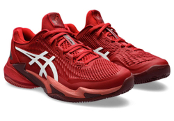 Мужские кроссовки теннисные Asics Court FF 3 Novak Clay - cranberry/white