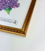 Фоторамка 21х30 золотая, фактура узор, арт. 2130.695365