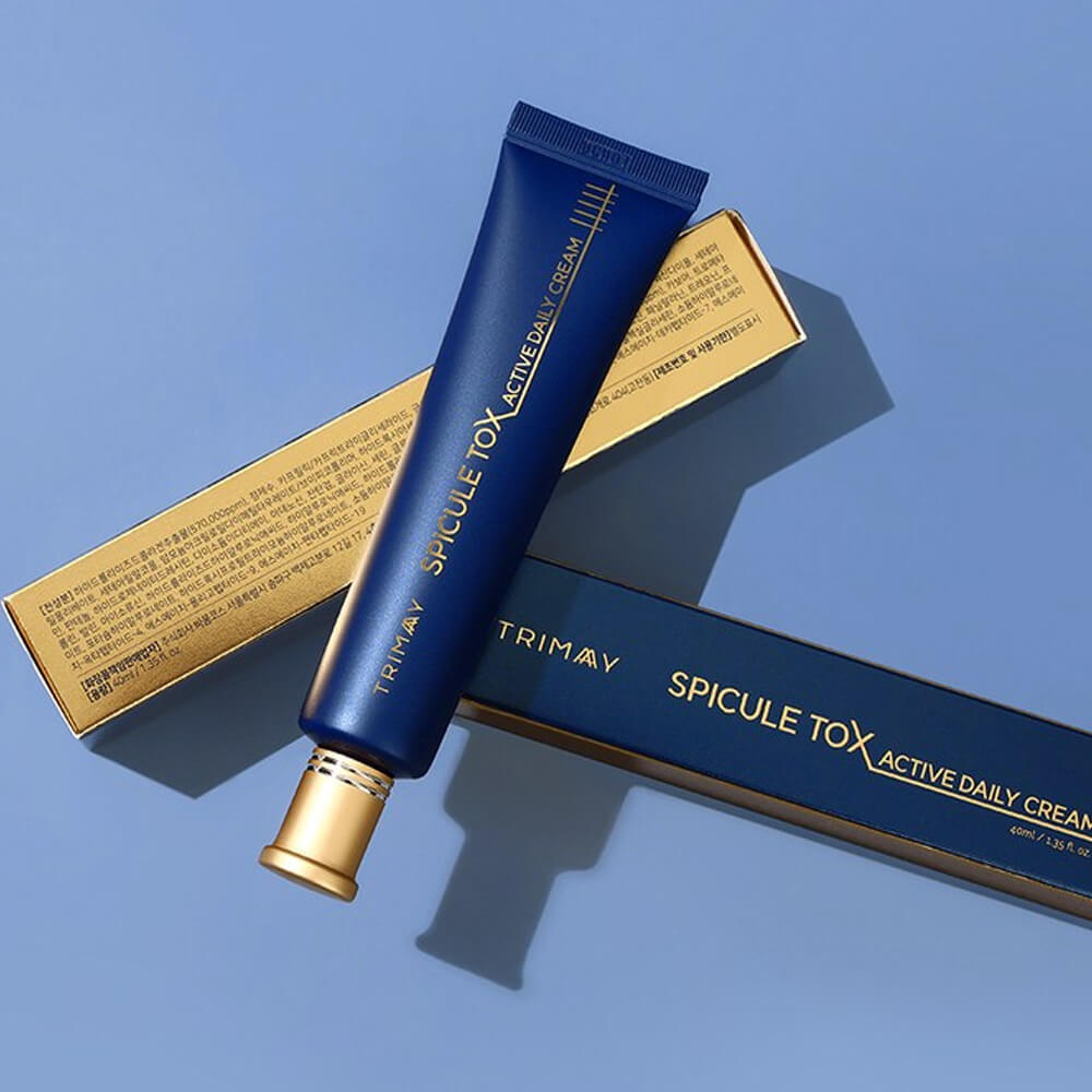 Trimay Spicule Tox Active Daily Cream, 40ml - Антивозрастной крем с микроиглами на основе коллагена