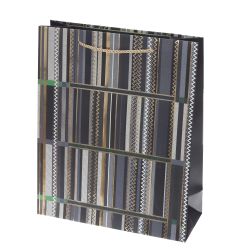 GAEM Пакет подарочный (бумага 210г/м2, блок микс 12шт), L26 W10 H32 см, 4в.