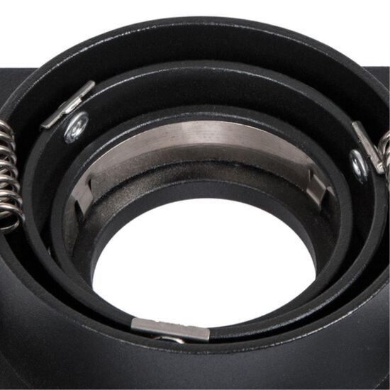 A2068PL-1BK Светильник потолочный встраиваемый TARF MINI для MR11 75x75x22мм черный IP20 монтаж Ø65мм