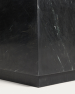 Журнальный столик Sorein из черного мрамора 50 x 50 см