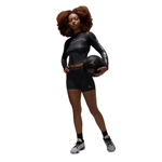 Баскетбольные женские шорты Jordan Sport Leak Protection Shorts: Period Black
