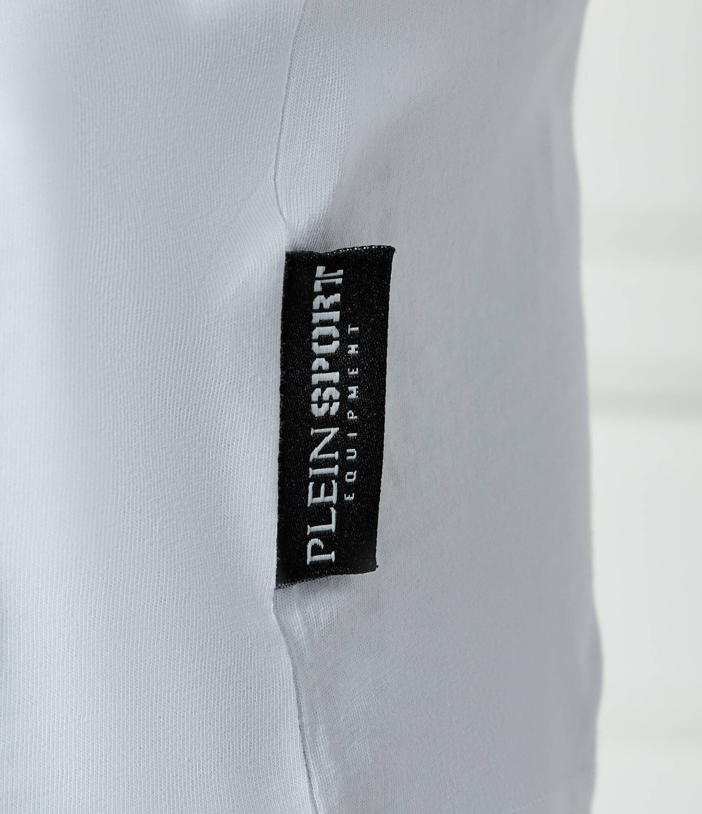 Футболка Lamina Tiger Plein Sport - белый(MTK8009 STE001N)