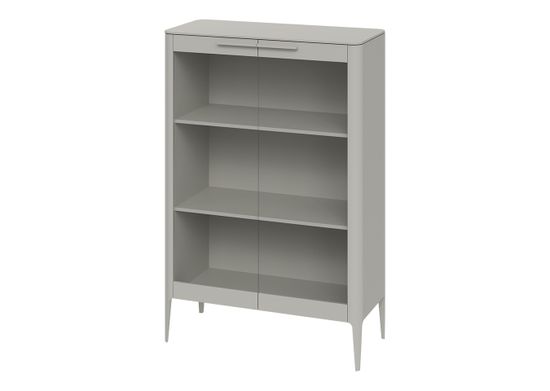 Витрина Type стеклянная высота 150 см (серо-бежевый)