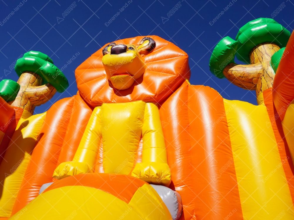 Батутный комплекс "Саванна" (горка+площадка)