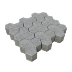 Тротуарная плитка ВАН, форма Трилистник, h=100мм