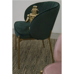 Стул Bergenson Bjorn Coral, велюр, зеленый