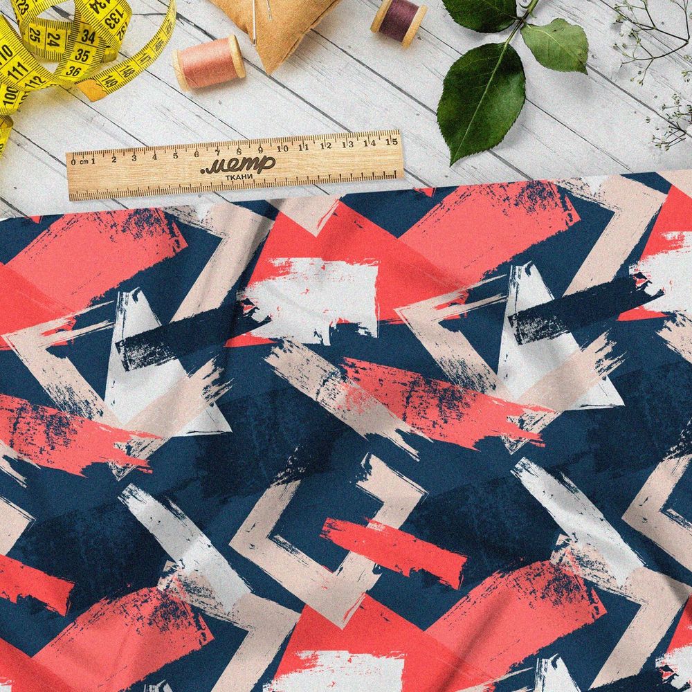 Ткань атлас произвольная геометрия