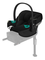 Коляска 3 в 1 Cybex Priam IV Matt Black complete и автокресло Aton S2 i-Size Moon Black Cozy Beige
