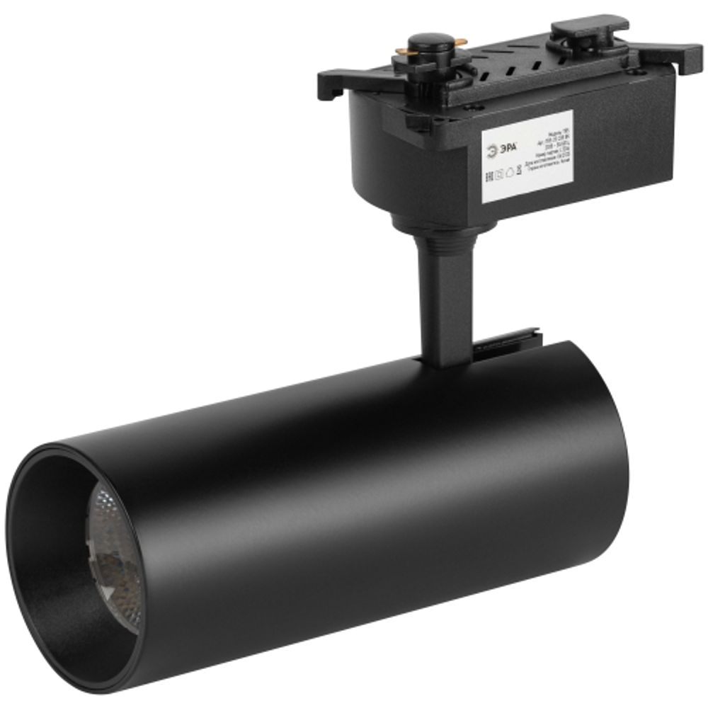 Трековый светильник однофазный ЭРА TR5-2040 BK светодиодный 20Вт 4000К черный | Однофазные светильники LED