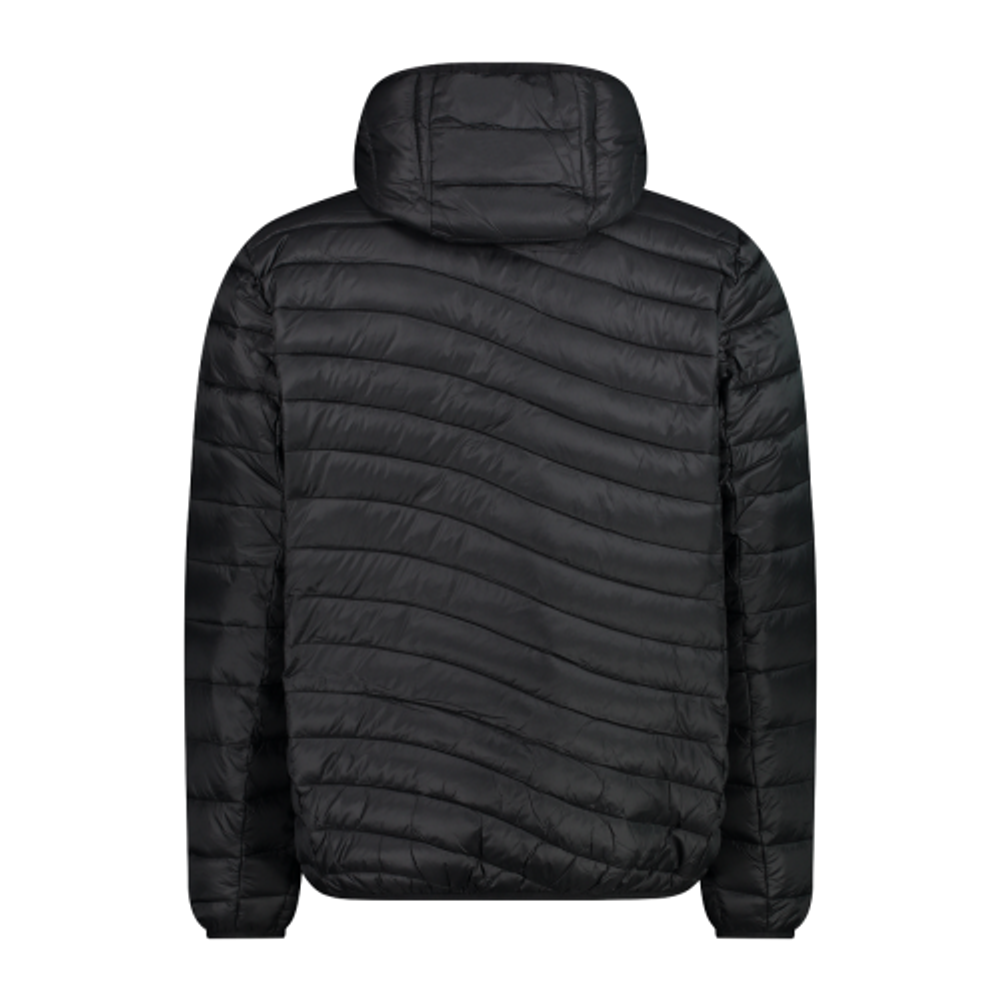 Куртка CMP Men's quilted jacket with Du Pont Sorona recycled padding, артикул 32K3147, цвет Black (U901)