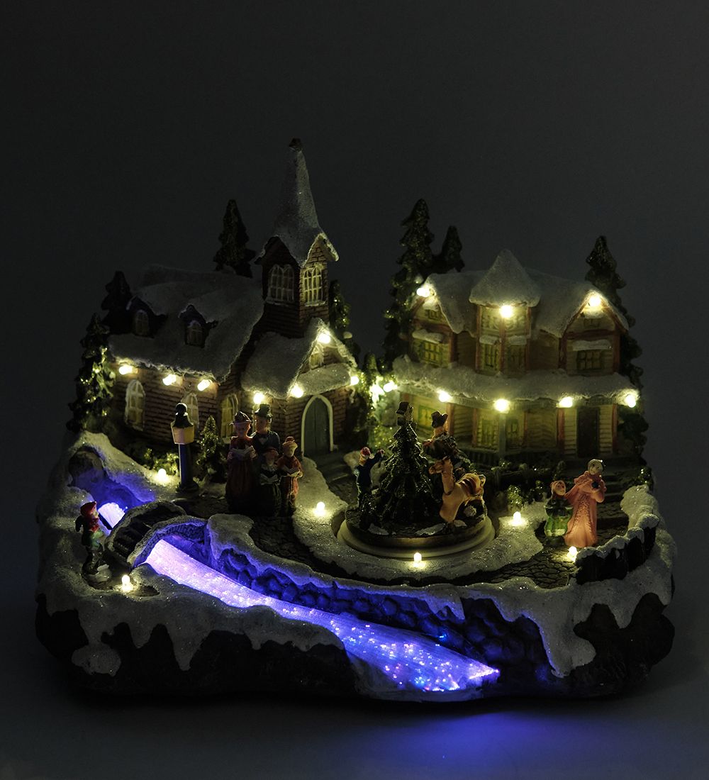 XM-750 Новогодняя миниатюра с подсветко