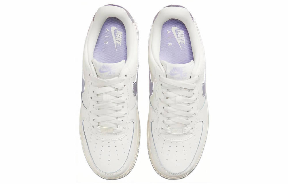 Кроссовки Nike Air Force 1 Low '07 "Metallic Purple" (Женская размерная сетка)
