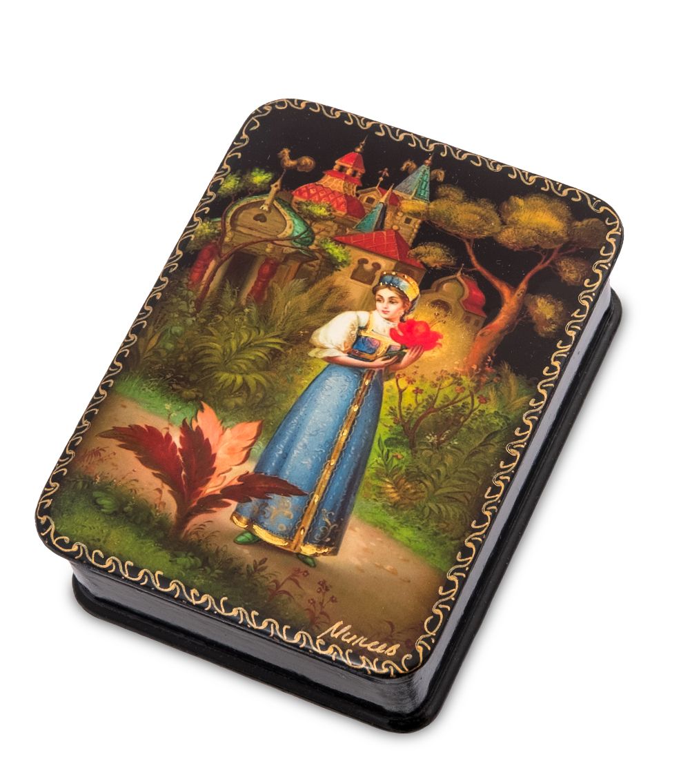 ШК-19/65 Шкатулка в технике декупаж «Аленький цветочек» (10х8х3,5)