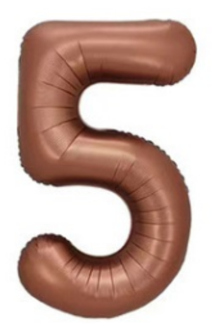 К Цифра 5 Шоколад 100 см.