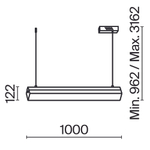 Подвесной светильник Maytoni MOD250PL-L36BS3K
