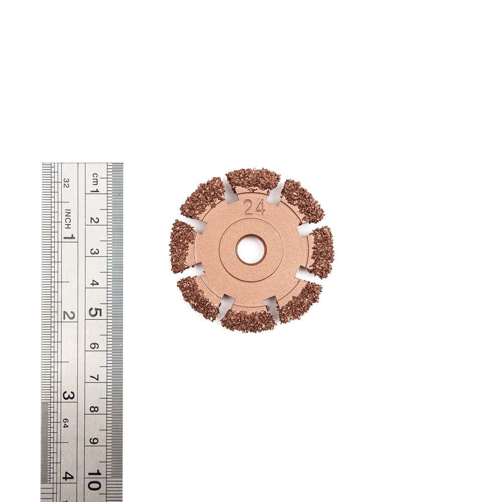 NS05-2124-RF Диск шероховальный, Ø50x6мм, AH 3/8''-24 thread, 24 Grit