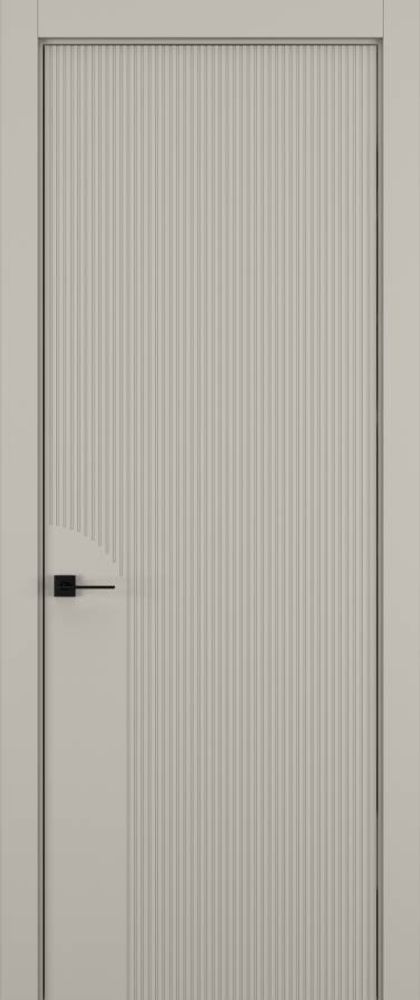 Дверь 2 VERTICAL Матовый Серый шелк