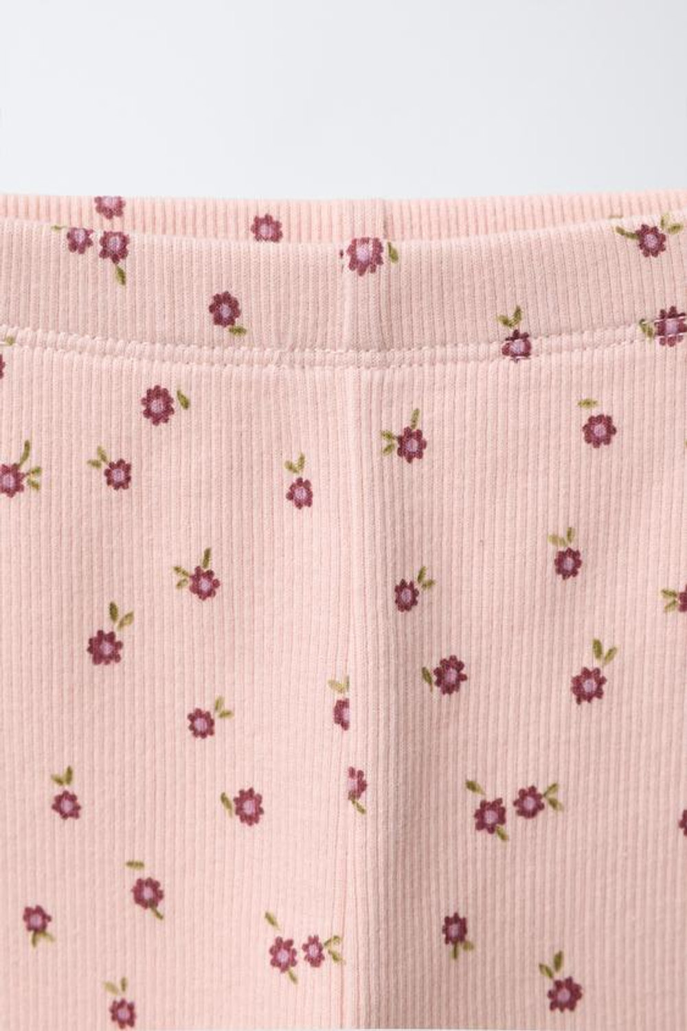 ZARA ЛЕГИНСЫ В РУБЧИК С ЦВЕТОЧНЫМ ПРИНТОМ, РАЗНОЦВЕТНЫЙ