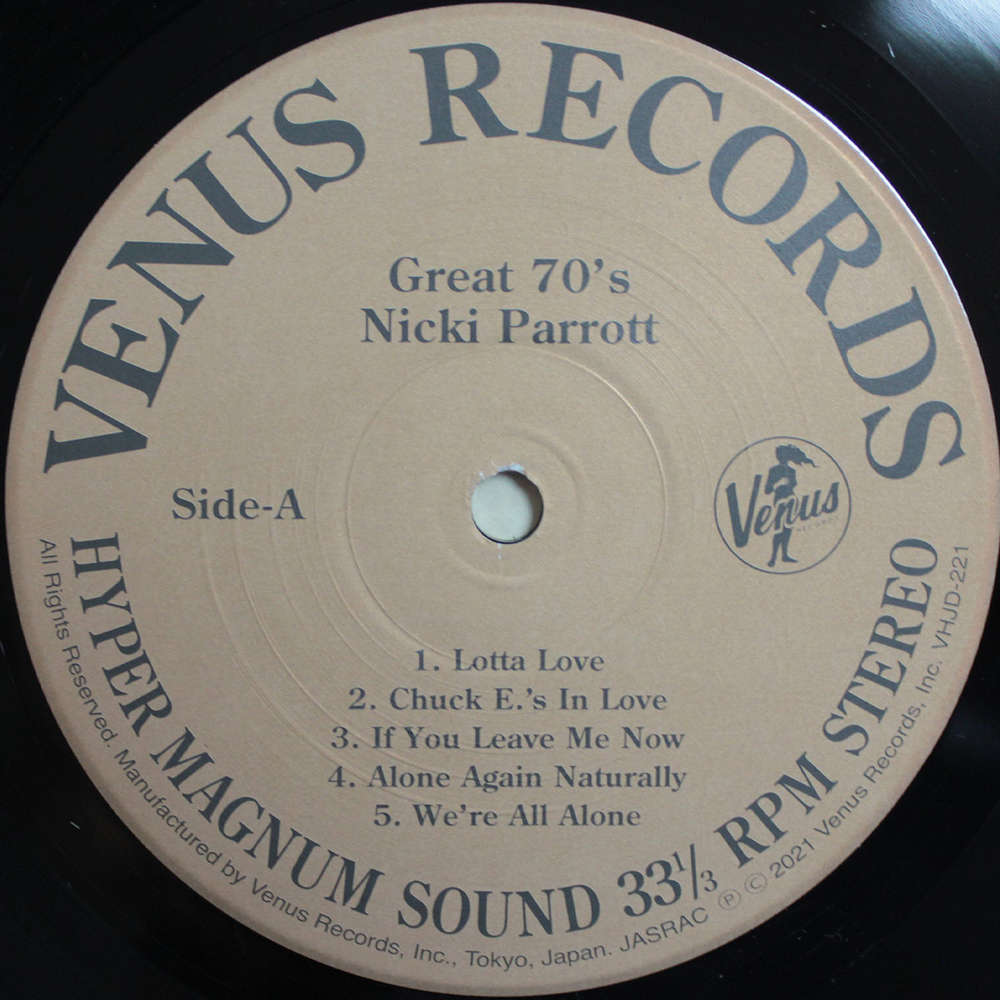 Nicki Parrott / Great 70's (LP)