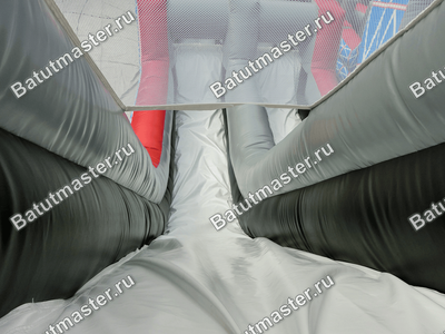 Надувной батут-горка "Американские горки"