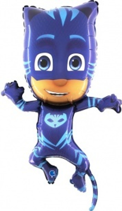 Шар (41""/104 см) Фигура, Герои в масках, Кэтбой, 1 шт. Д186