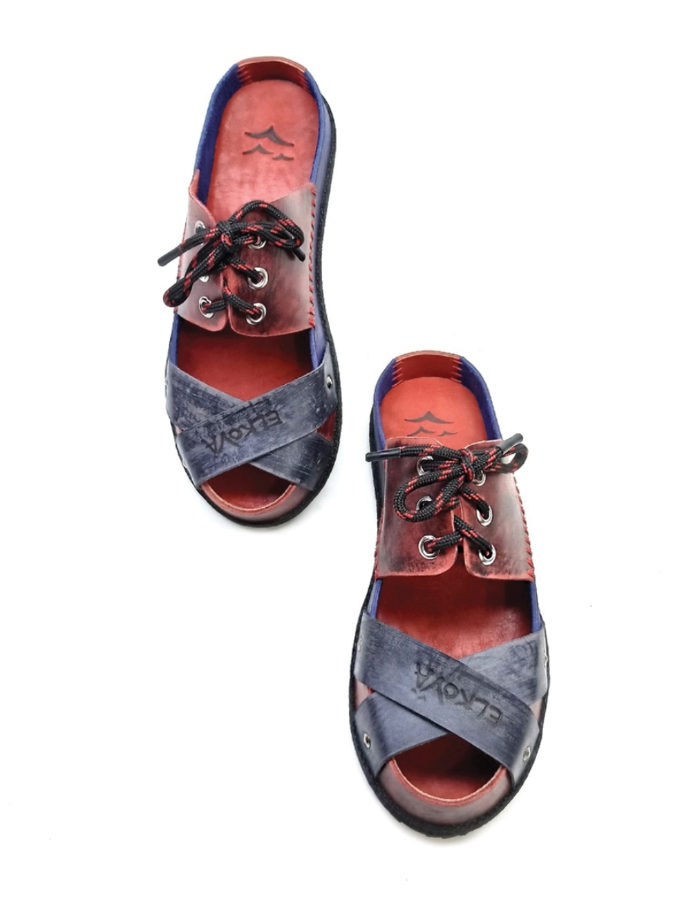 Шлёпанцы "Blue&Red"