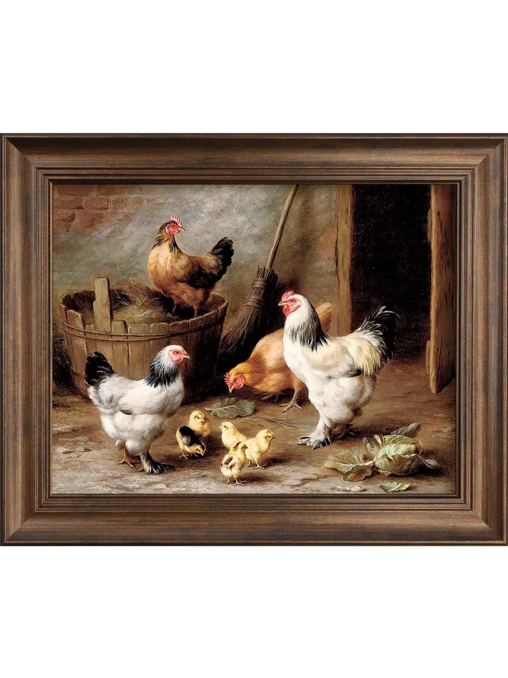 Картина интерьерная на холсте в раме 25*31 см