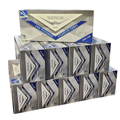 Гильзы для сигарет "Watson" KS Gray 17(12+5)мм 10x200шт