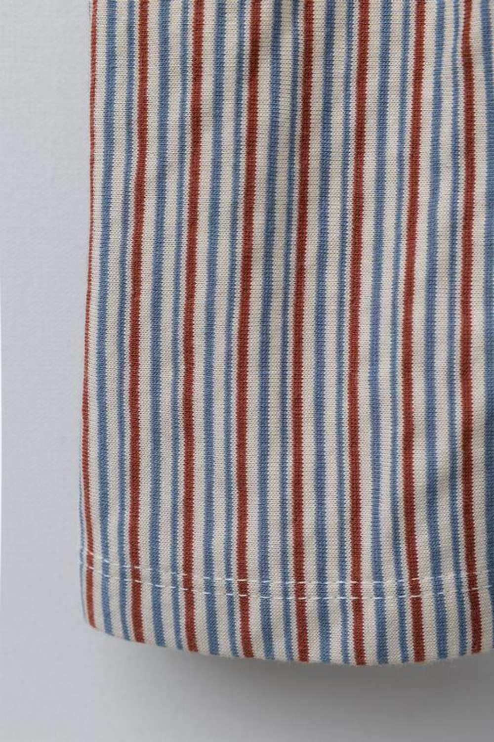 ZARA КОМБИНЕЗОН В ПОЛОСКУ, КОРИЧНЕВЫЙ/СИНИЙ