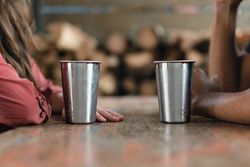 Стакан одностенный Klean Kanteen Steel Pint 16oz (473 мл) Brushed Stainless