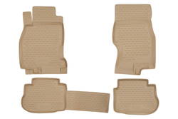 Коврики Standard, в салон INFINITI FX35 2003-2009, 4 шт. (полиуретан, бежевые) Element.NLC.76.01.212
