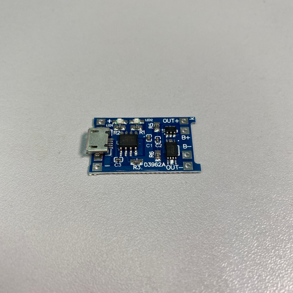 Плата зарядки TP4056 Микро USB 1A c функциями PCM
